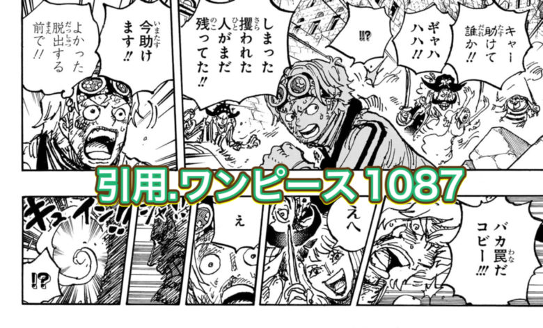 ワンピース1087